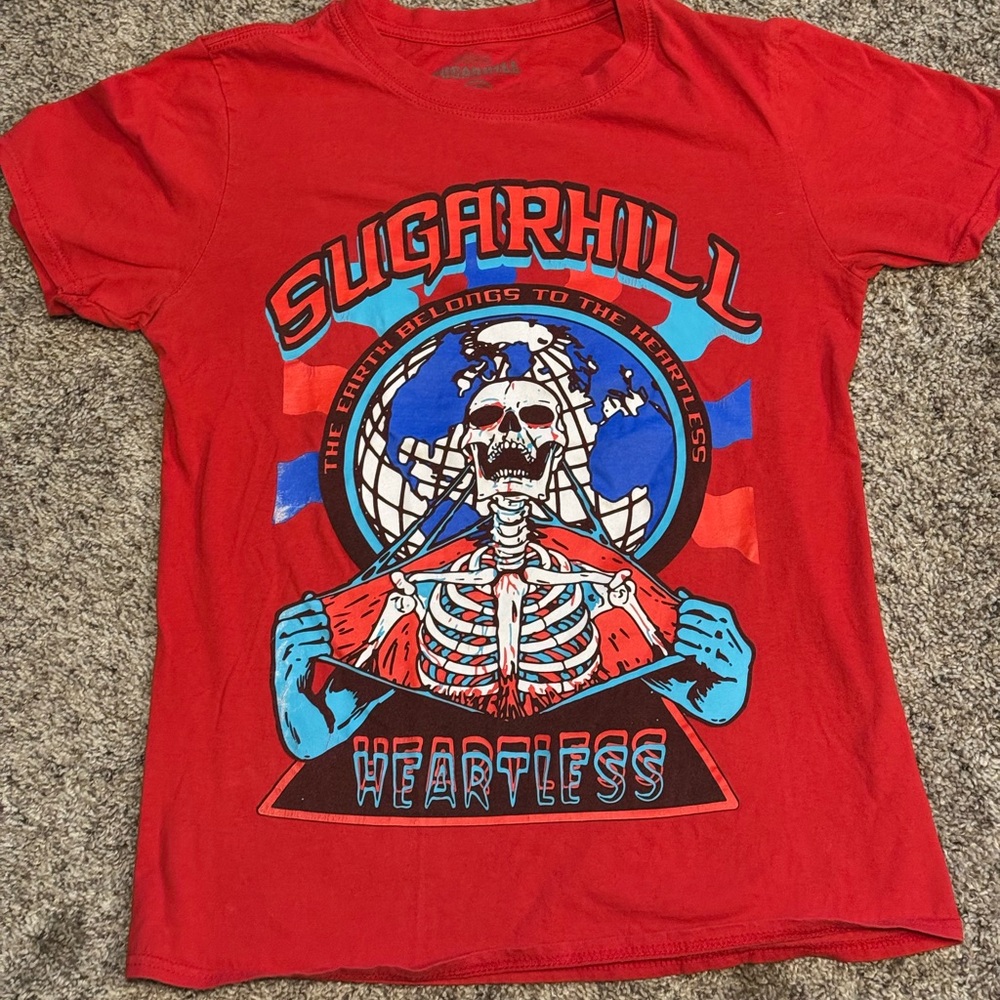 Sugarhill Heartless Earth Tee, Men’s size small